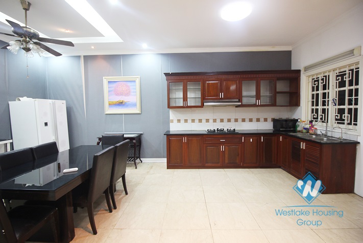 The 4-bedroom fully furnished apartment at Ciputra is located in a quiet area with fresh air